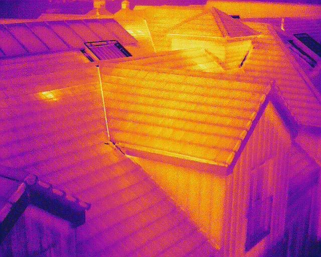 Thermal Imaging Roof Survey Image Hastings